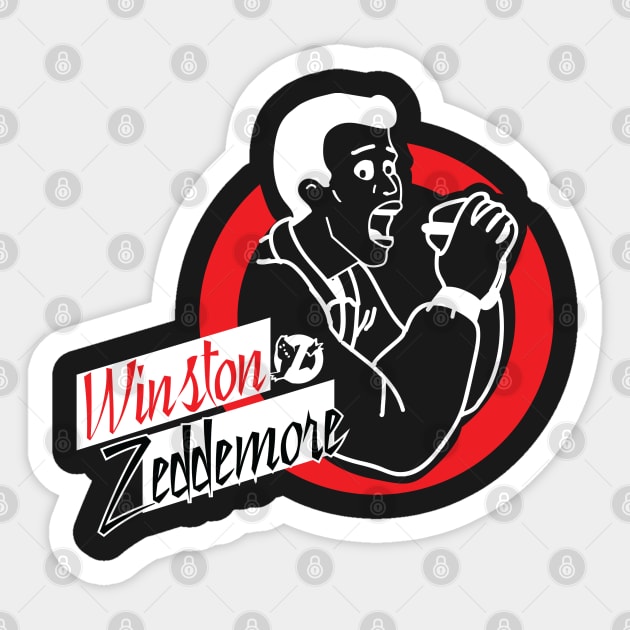 The Real Winston Zeddemore Sticker by Meta Cortex